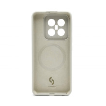 Connect Xiaomi 14 Pro Premium Quality Magnetic Soft Touch Silicone Case Grey