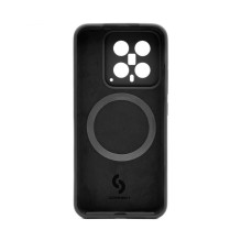 Connect Xiaomi 14 Premium Quality Magnetic Soft Touch Silicone Case Black