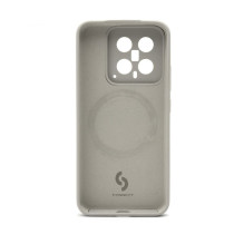 Connect Xiaomi 14 Premium Quality Magnetic Soft Touch Silicone Case Grey