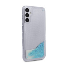 iLike Samsung Galaxy A14 5G Silicone Case Water Glitter Blue