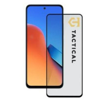 Taktinis Xiaomi Redmi 12 4G / 5G stiklinis skydelis 5D juodas
