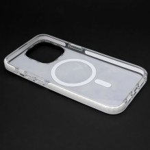 „Evelatus Apple iPhone 15 Pro PC+TPU“ su „MagSafe“ pritaikytu spausdinimu, marmuro rožinis