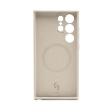 Connect Samsung Galaxy S24 Ultra Premium Quality Magnetic Soft Touch Silicone Case Grey