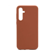 „Connect“ „Samsung Galaxy S23 FE“ aukščiausios kokybės magnetinis, minkštas silikoninis dėklas, rudas
