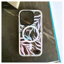 Evelatus Apple iPhone 15 Pro Max PC+TPU With MagSafe Customized Print Flower