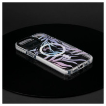 „Evelatus“ „Apple iPhone 15 Pro Max PC+TPU“ su „MagSafe“ pritaikytu gėlių raštu