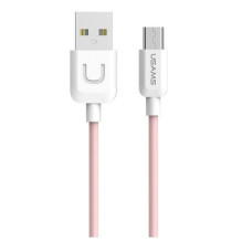 USAMS US-SJ098 U-Turn patvarus TPE universalus Micro USB į USB duomenų ir greito įkrovimo kabelis 2A, 1 m