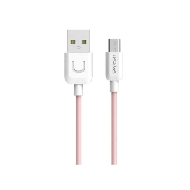 USAMS US-SJ098 U-Turn Durable TPE Universal Micro USB to USB Data &amp; Fast 2A Charger Cable 1m