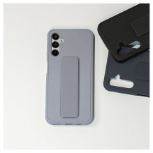 iLike Samsung Galaxy A14 5G silikoninis dėklas su stovu, violetinis