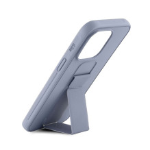 iLike Apple iPhone 15 silikoninis dėklas su stovu, violetinis iLike Apple iPhone 15 silikoninis dėklas su stovu, violetinis