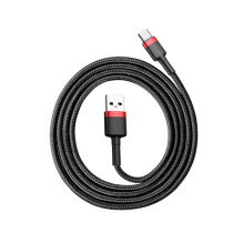 Baseus Baseus Cafule USB-A / USB-C QC 3.0 3A cable 1 m - black and red