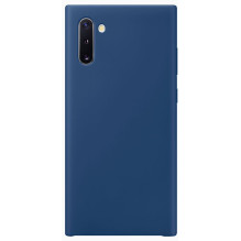 „Evelatus Samsung Galaxy Note 10 Premium“ minkštas silikoninis dėklas, vidurnakčio mėlynas