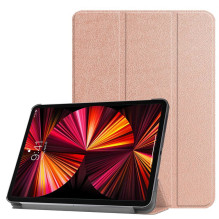 iLike Tab P11 11.5 2nd Gen TB350 Tri-Fold Eco-Leather Stand Case Rose Gold