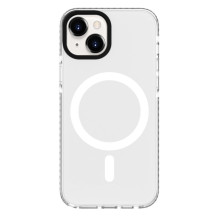„Evelatus“ skaidrus „Apple iPhone 15 Plus“ dėklas, skirtas PC+TPU su „MagSafe“ ir permatomas