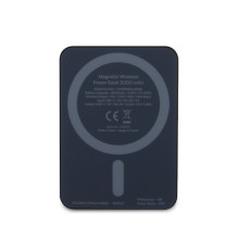 Guess Power Bank 5000mAh 15W MagSafe And Regular Charge With Metal Ssript Logo Black Guess Power Bank 5000mAh 15W MagSafe And Regular Charge With Metal Ssript Logo Black