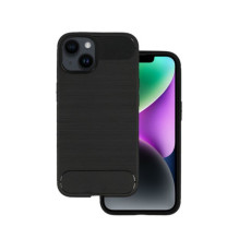 iLike Apple iPhone 14 galinis dėklas, anglies pluošto, juodas