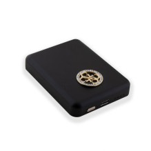 Guess Power Bank 5000mAh 15W MagSafe And Regular Charge With Strassed 4G Logo Black Guess Power Bank 5000mAh 15W MagSafe And Regular Charge With Strassed 4G Logo Black