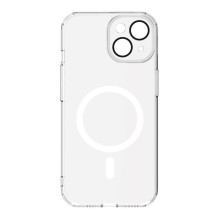 „Evelatus Apple iPhone 15 Plus“ skaidrus dėklas su „MagSafe“ ir kameros apsauga, permatomas