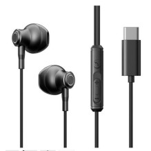 Joyroom TYPE-C Series JR-EC07 USB-C in-ear headphones metal Black Joyroom TYPE-C Series JR-EC07 USB-C in-ear headphones metal Black