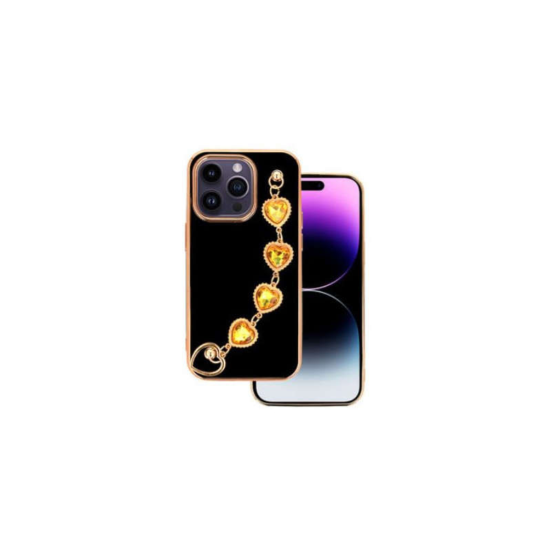 „iLike Apple iPhone 14 PRO“ madingo dėklo, juodo atspalvio, juodas