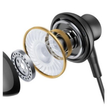 „Joyroom TYPE-C“ serijos JR-EC07 USB-C į ausis įdedamos ausinės, metalinės, juodos „Joyroom TYPE-C“ serijos JR-EC07 USB-C į ausis įdedamos ausinės, metalinės, juodos