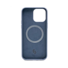Connect Apple iPhone 14 Pro Max Premium Magsafe Soft Touch Silicone Case New Function Midnight Blue