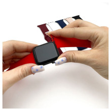 Evelatus Evelatus Watch 38 / 40 / 41mm Silicone Loop Watch Straps (132mm M / L) Red