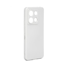 „iLike Xiaomi Poco X6 Nano“ silikoninis dėklas, sidabrinis „iLike Xiaomi Poco X6 Nano“ silikoninis dėklas, sidabrinis
