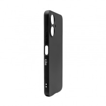 „iLike Xiaomi Poco M6 Nano“ silikoninis dėklas, juodas „iLike Xiaomi Poco M6 Nano“ silikoninis dėklas, juodas