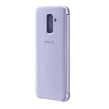 „Samsung A6 Plus 2018 A605“ piniginės dangtelis, violetinis „Samsung A6 Plus 2018 A605“ piniginės dangtelis, violetinis