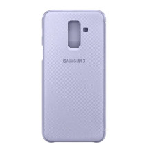„Samsung A6 Plus 2018 A605“ piniginės dangtelis, violetinis „Samsung A6 Plus 2018 A605“ piniginės dangtelis, violetinis