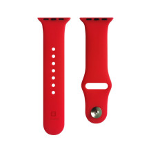 Evelatus Evelatus Apple Watch 42 / 44 / 45mm Silicone Loop Watch Straps (140mm M / L) Red