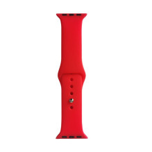 „Evelatus Evelatus Apple Watch 42 / 44 / 45 mm“ silikoninės kilpos laikrodžio dirželis (140 mm M / L) raudonas „Evelatus Evelatus Apple Watch 42 / 44 / 45 mm“ silikoninės kilpos laikrodžio dirželis (140 mm M / L) raudonas