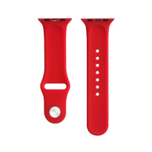 „Evelatus Evelatus Apple Watch 42 / 44 / 45 mm“ silikoninės kilpos laikrodžio dirželis (140 mm M / L) raudonas „Evelatus Evelatus Apple Watch 42 / 44 / 45 mm“ silikoninės kilpos laikrodžio dirželis (140 mm M / L) raudonas