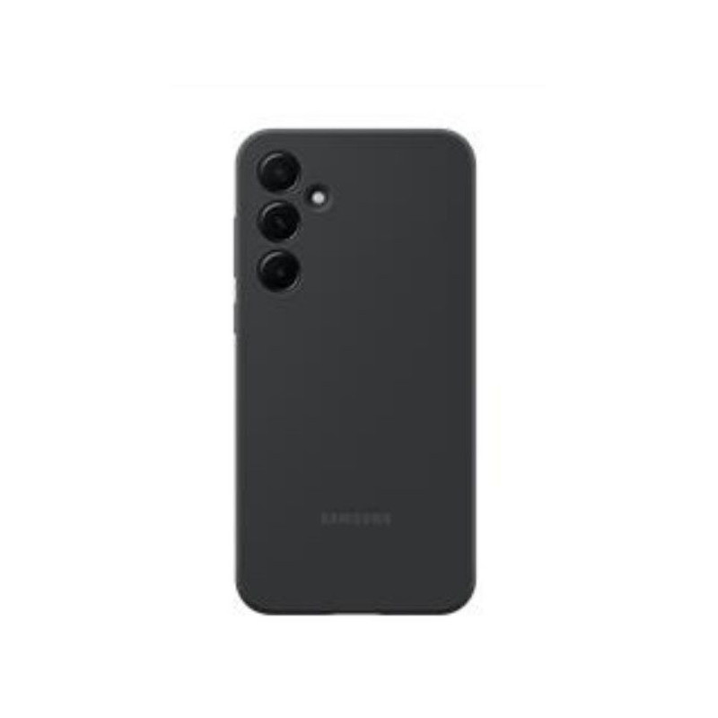 Samsung Galaxy A55 5G silikoninis dėklas, juodas