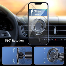iLike C61 metalinis automobilio oro išleidimo angos varžtų tvirtinimas universalus magnetinis „Magsafe“ žiedo dydžio reg iLike C61 metalinis automobilio oro išleidimo angos varžtų tvirtinimas universalus magnetinis „Magsafe“ žiedo dydžio reg