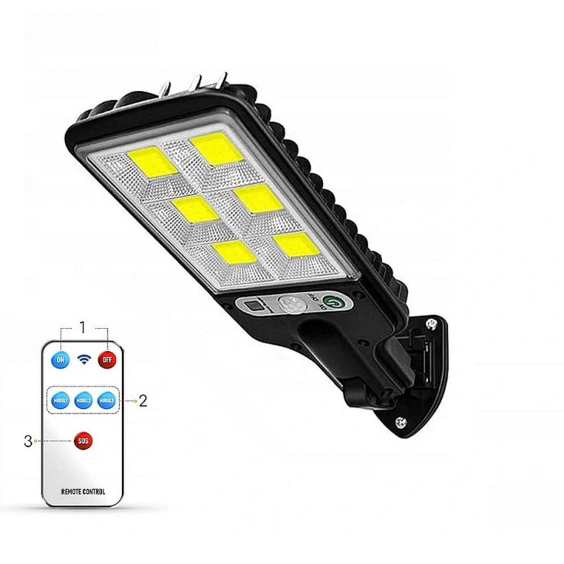 Elight W5 24W 1800lm LED IP65 lauko sieninis šviestuvas su 1800mAh baterija PIR / prieblandos jutikliu + nuotolinio vald