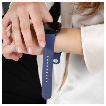 Evelatus Evelatus Watch 20mm Silicone Loop Watch Straps (130mm M / L) Blue