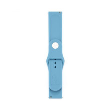 Connect 22mm Silicone Loop Watch Strap (S / M 110mm) Blue