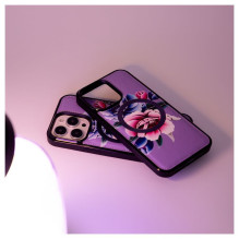 „Evelatus“ „Apple iPhone 15 Pro“ piniginės ir plono dėklo violetinė spalva „Evelatus“ „Apple iPhone 15 Pro“ piniginės ir plono dėklo violetinė spalva