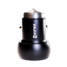 Evelatus - Car Charger EC7DC01 BLACK 3.1A 2USB port with stainless steel escape tool Black Evelatus - Car Charger EC7DC01 BLACK 3.1A 2USB port with stainless steel escape tool Black