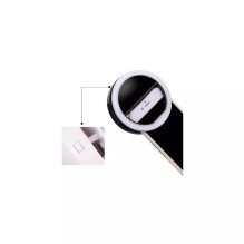 Elight CL1 Portable Travel Smarthone Easy Clip On Fix Led light for perfect selfie with battery Black