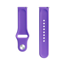 Evelatus Evelatus Watch 22mm Silicone Loop Watch Straps (130mm M / L) Deep Purple