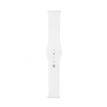 Connect 20mm Silicone Loop Watch Strap (S / M 110mm) White