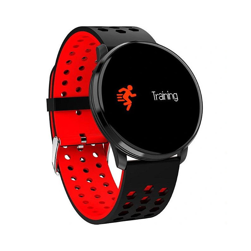 iWear M9 Round Smart &amp; Fit Watch with Full Touch 1.3'' IPS Media control / HR / Blood pressure / Black