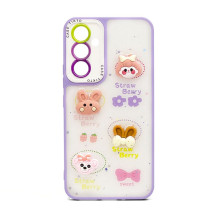 iLike Apple iPhone 15 Pro EPOXY CARTOON COVER Light Purple