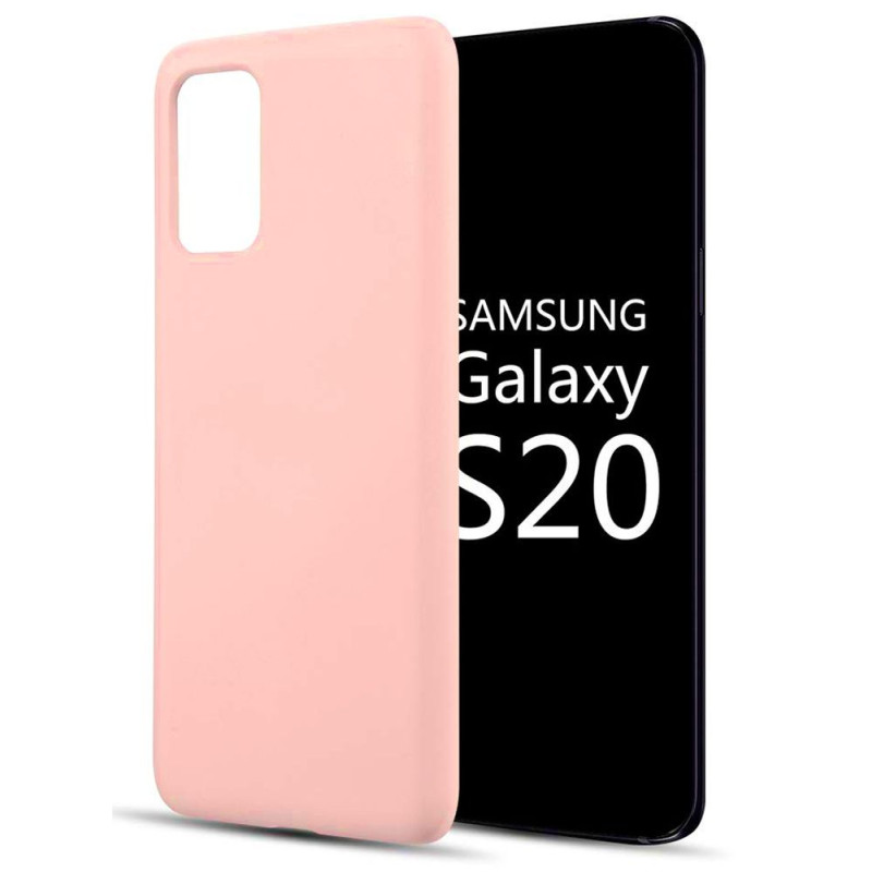 Evelatus Samsung Galaxy S20 Nano Silicone Case Soft Touch TPU Beige