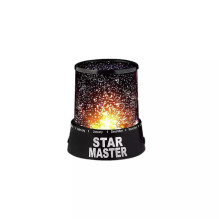 „Elight STM Star Master“ dviejų režimų „Star Sky“ projektorius su 4 AA / USB maitinimo laidu, juodas