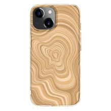 „Evelatus Apple iPhone 15 PC“ individualizuotas spausdinimo dizainas dykumos aukso spalvos