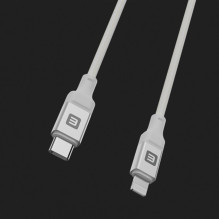 Evelatus Evelatus USB C - Lightning kabelis 1.2M 60W (MFI09) aliuminio korpusas su pynimu, baltas Evelatus Evelatus USB C - Lightning kabelis 1.2M 60W (MFI09) aliuminio korpusas su pynimu, baltas